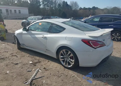 2013 Hyundai Genesis 3.8 Track z USA, uszkodzony, nr VIN KMHHU6KJ5DU096816